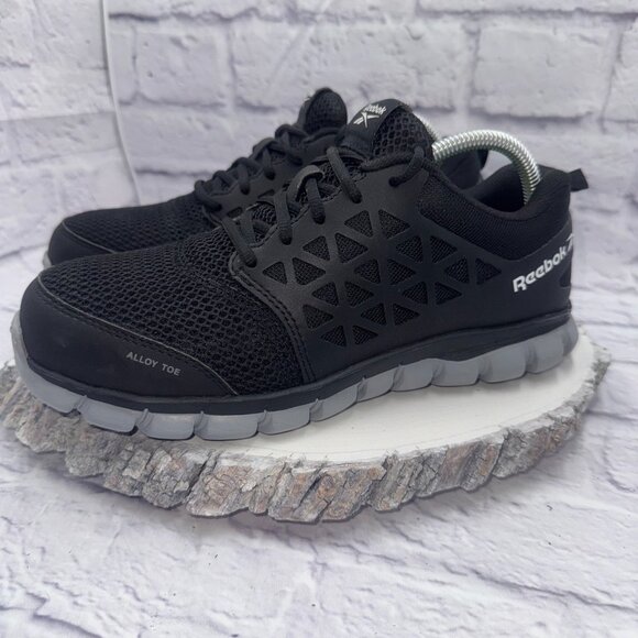 Reebok Microweb Alloy Toe ASTM F2413-18 Safety Work Shoes Men Size 8 Women’s 10 - Picture 1 of 13